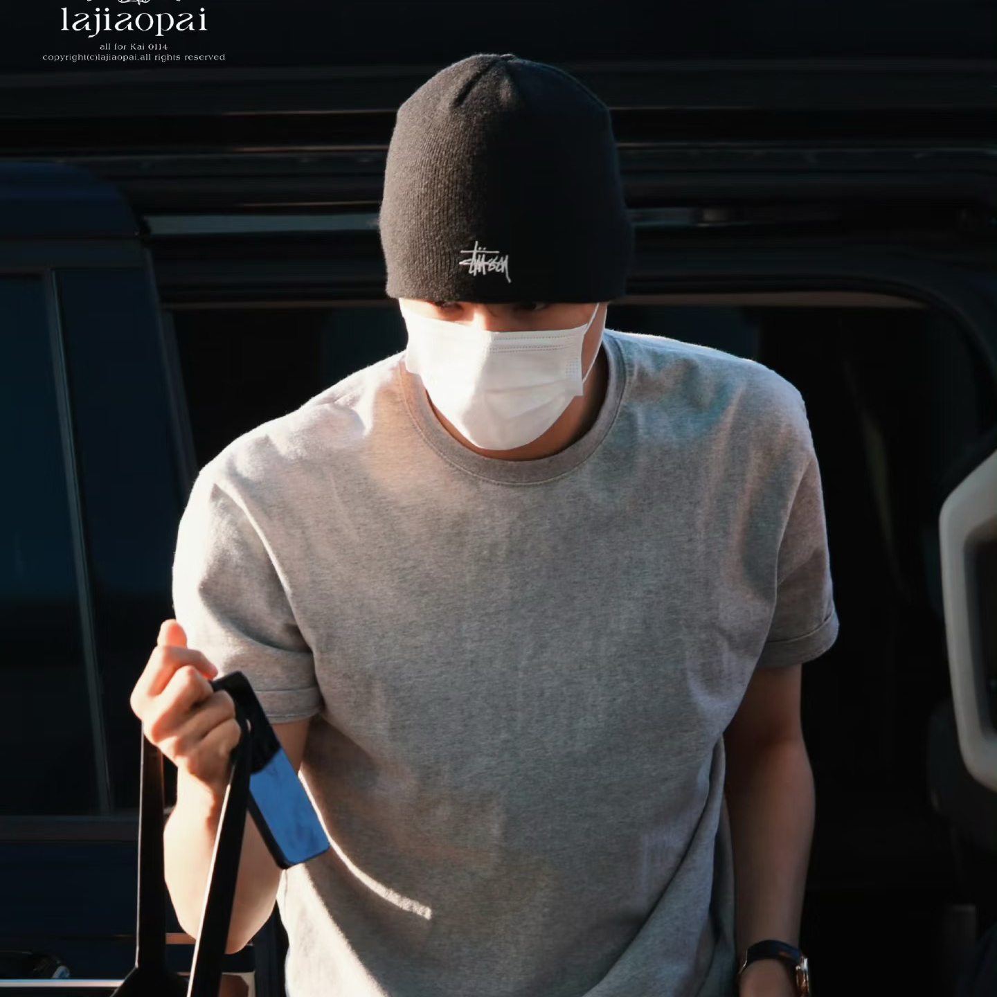 Momen yang diabadikan oleh penggemar Kai (EXO)