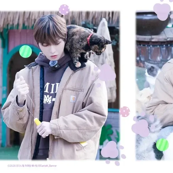 A moment captured by Kang Daniel's fan