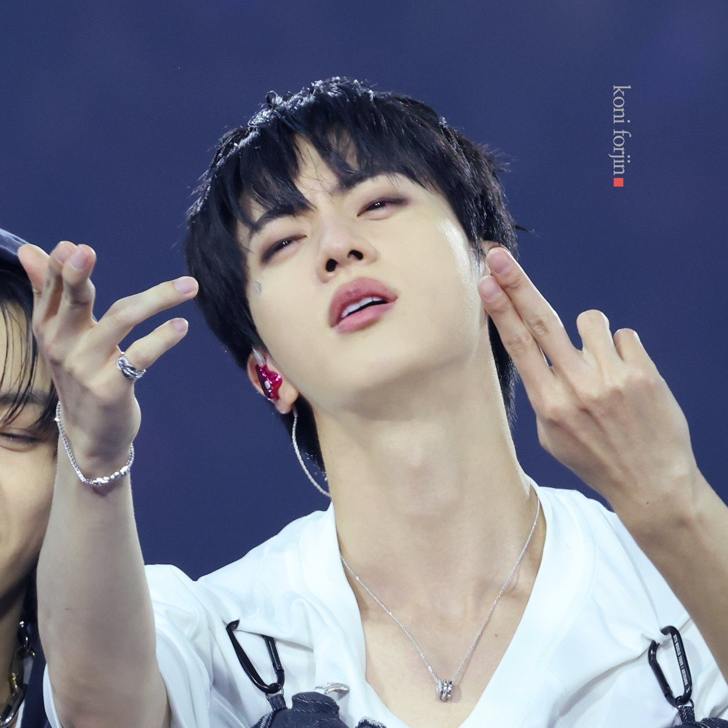 Recent activity shot of Jin (BTS)