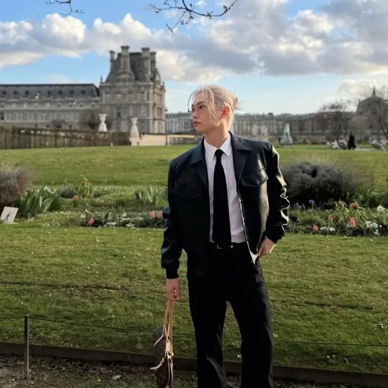 Recent activity shot of Felix (Stray Kids)