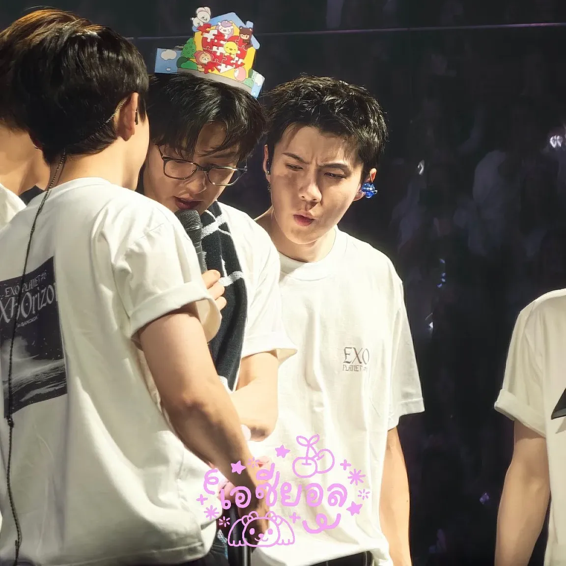 Behind-the-scenes cut of EXO