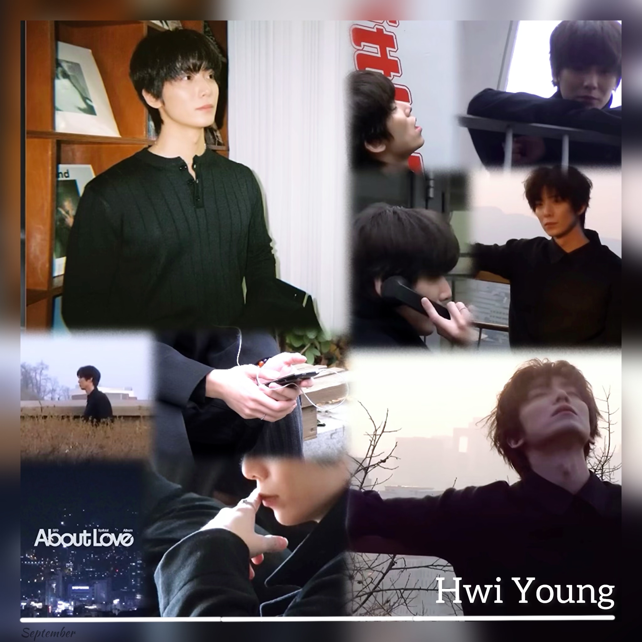 Recent activity shot of Hwiyoung (SF9)