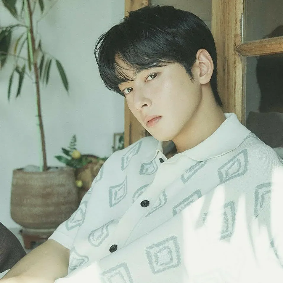 Recent activity shot of Eunwoo (ASTRO)