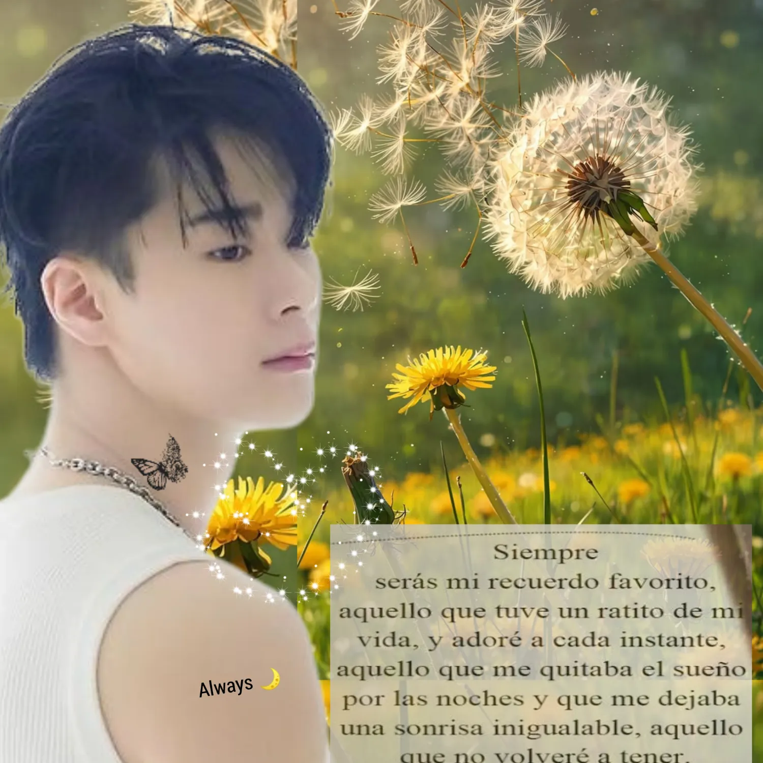 Recent activity shot of Moonbin (ASTRO)