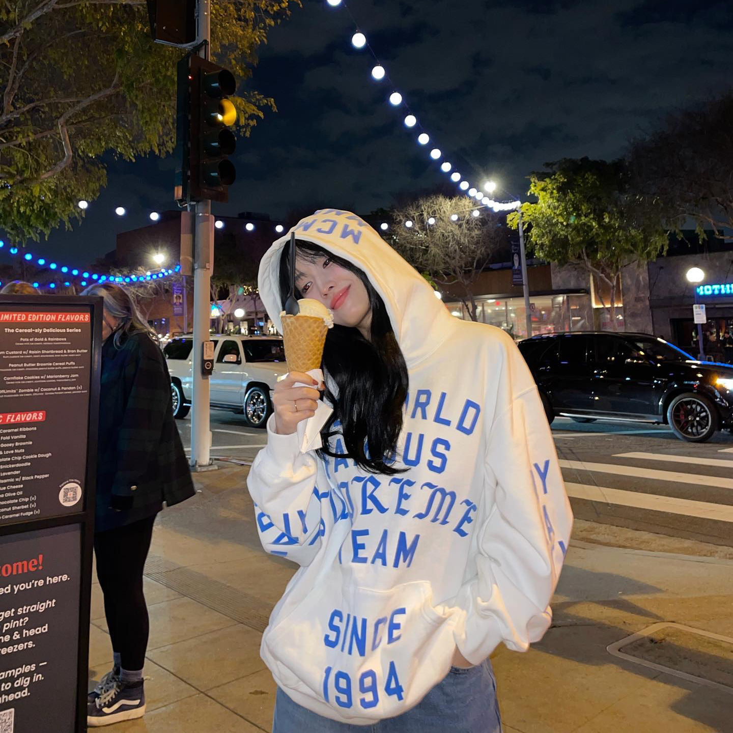 Momo (TWICE)粉絲拍下的瞬間