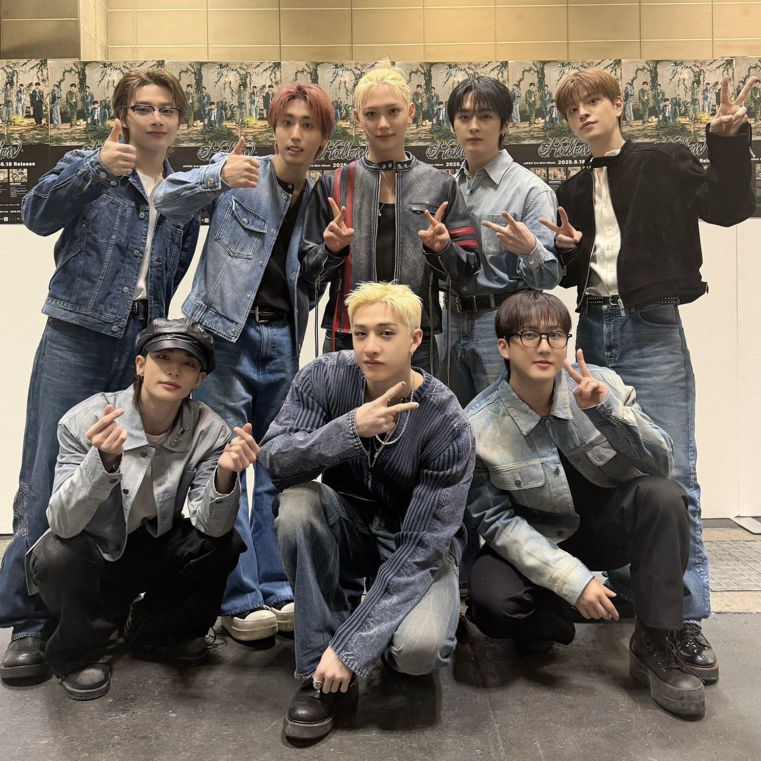 A moment captured by Stray Kids's fan