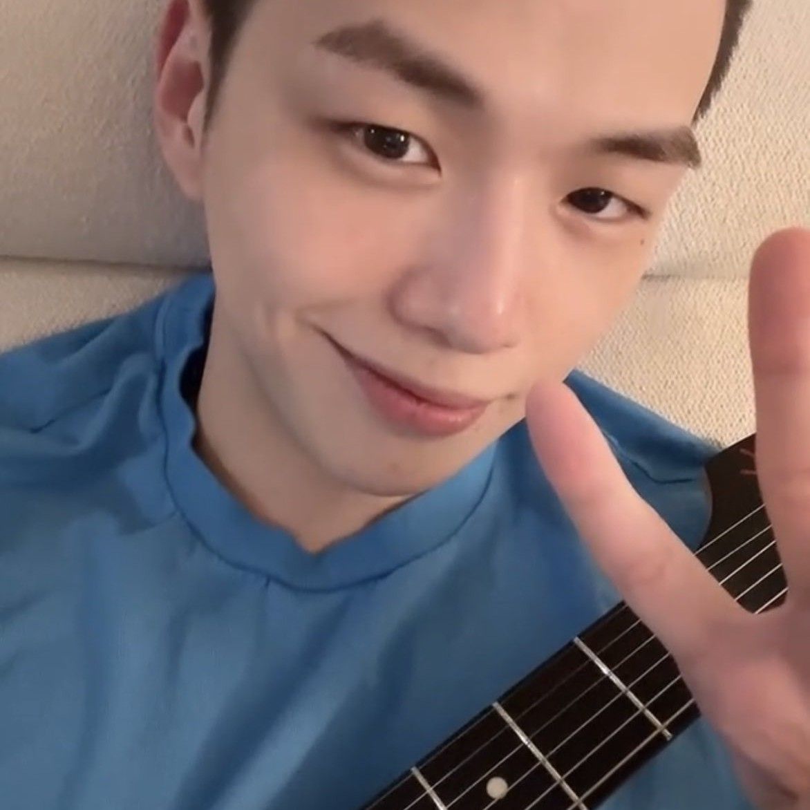 A moment captured by Kang Daniel's fan