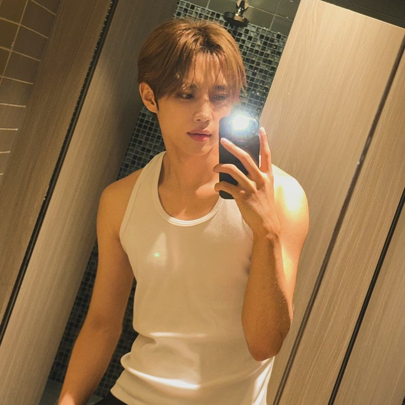 Recent activity shot of Sunwoo (THE BOYZ)