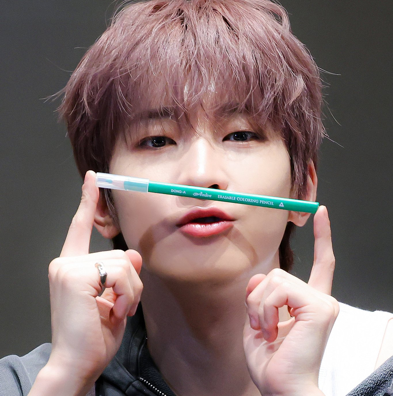 A moment captured by Wonwoo (SEVENTEEN)'s fan