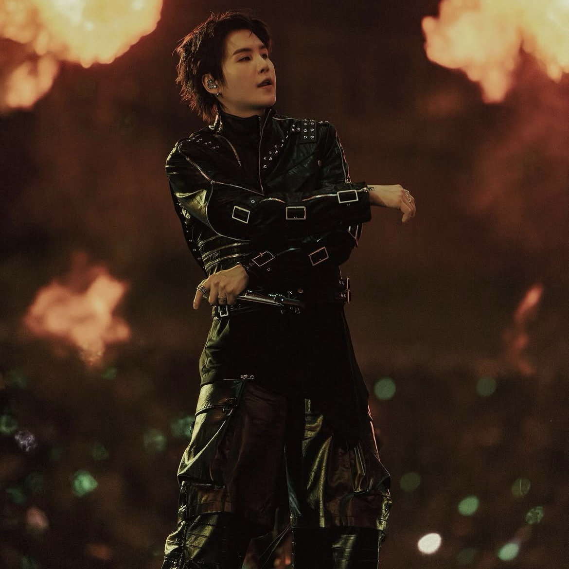 Momen yang diabadikan oleh penggemar SUGA (BTS)