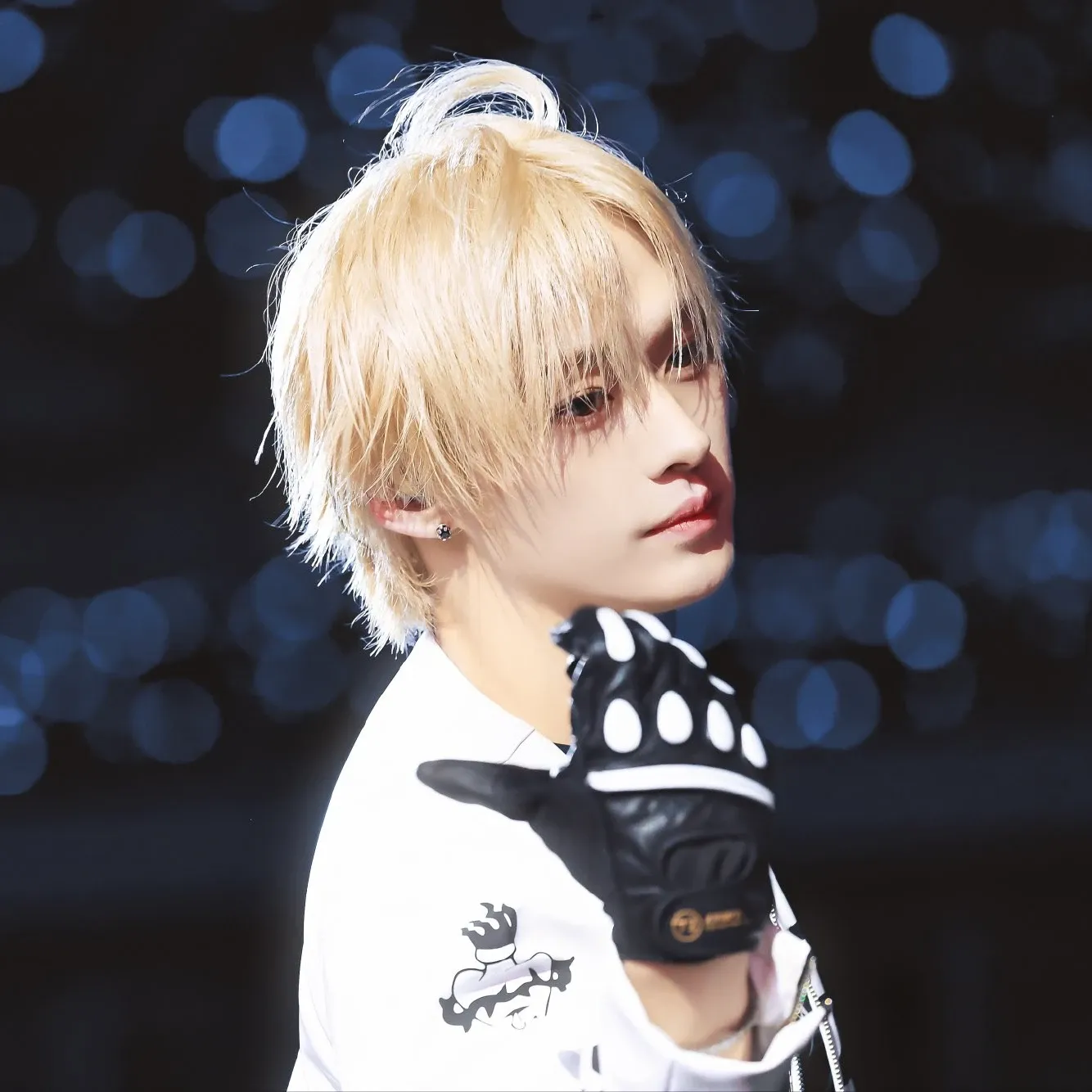 A moment captured by Lee Know (Stray Kids)'s fan