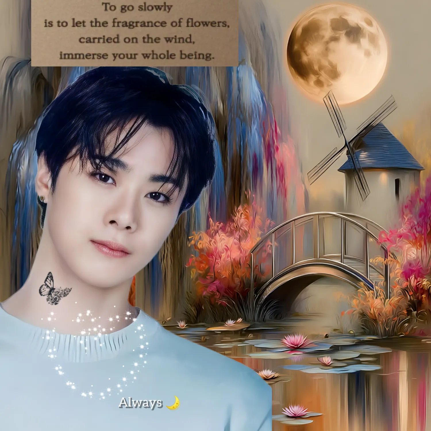 Recent activity shot of Moonbin (ASTRO)