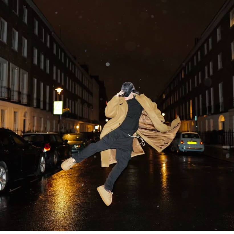 A moment captured by Stray Kids's fan