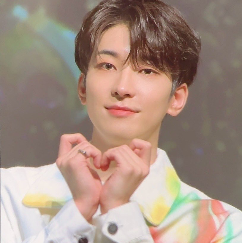 A moment captured by Wonwoo (SEVENTEEN)'s fan