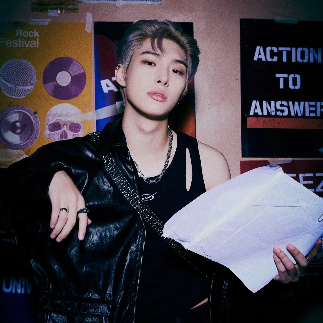 A moment captured by Mingi (ATEEZ)'s fan