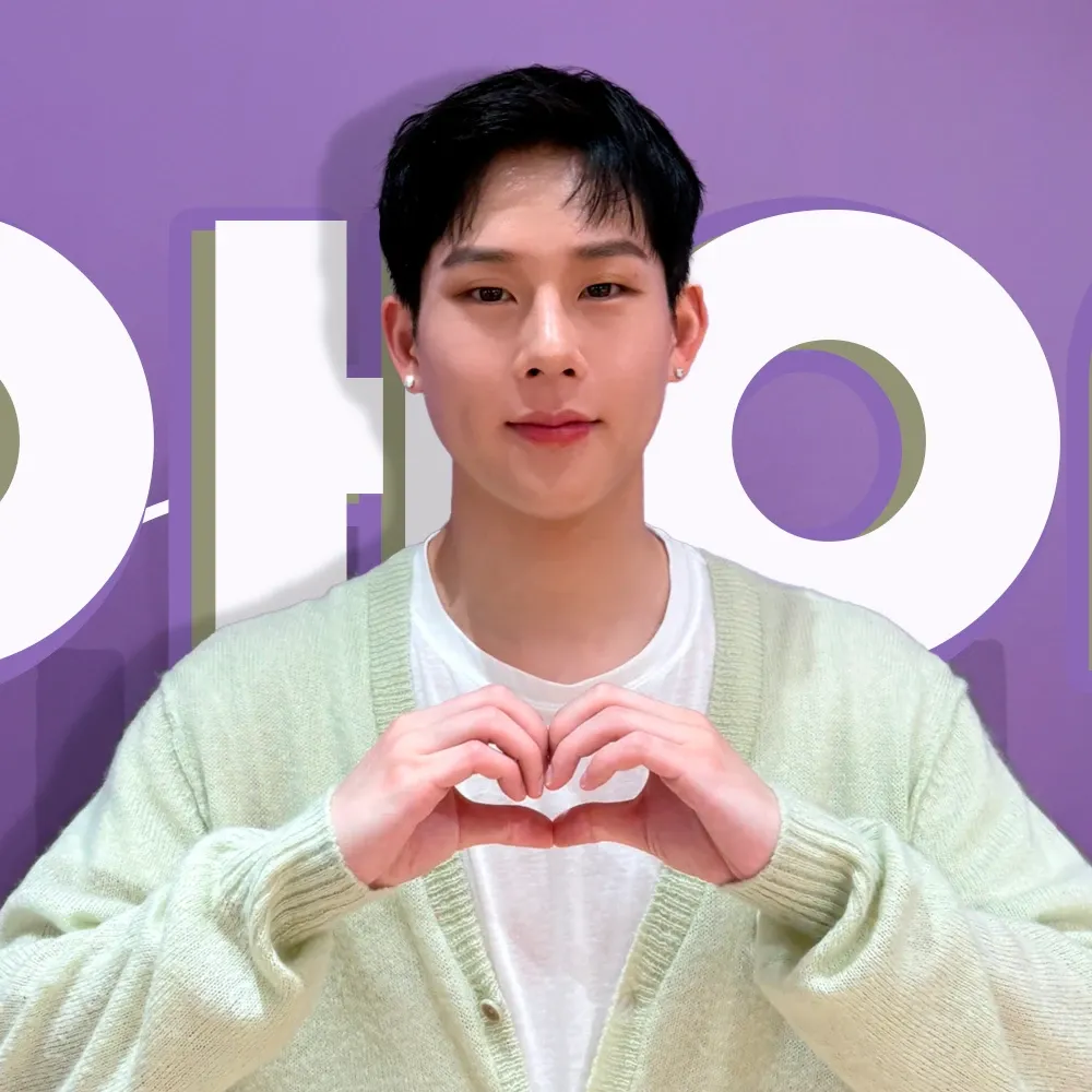 A moment captured by Joohoney (MONSTA X)'s fan