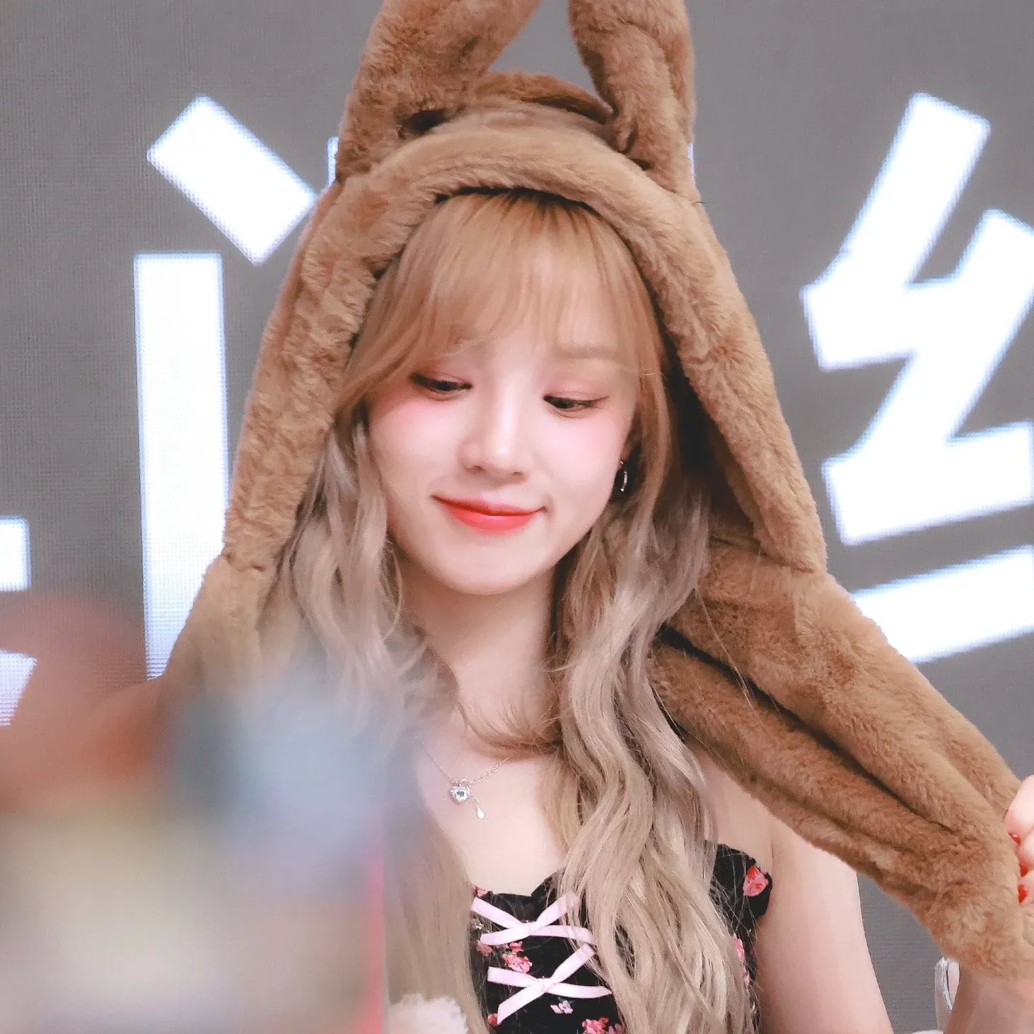 A moment captured by Yuqi (i-dle)'s fan