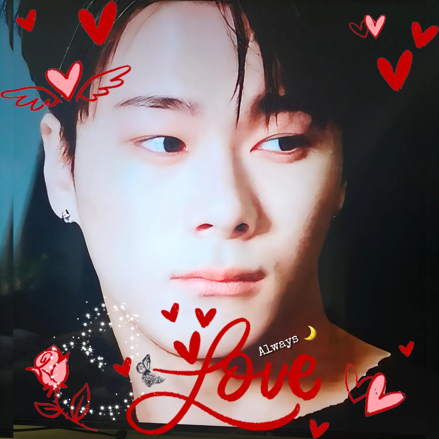 A moment captured by Moonbin (ASTRO)'s fan