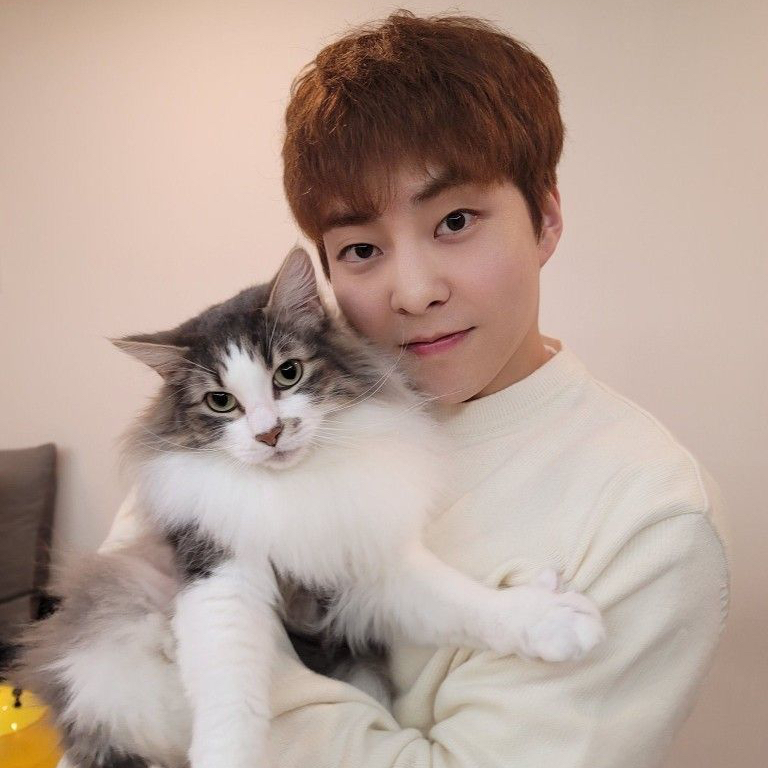 Recent activity shot of Xiumin (EXO)