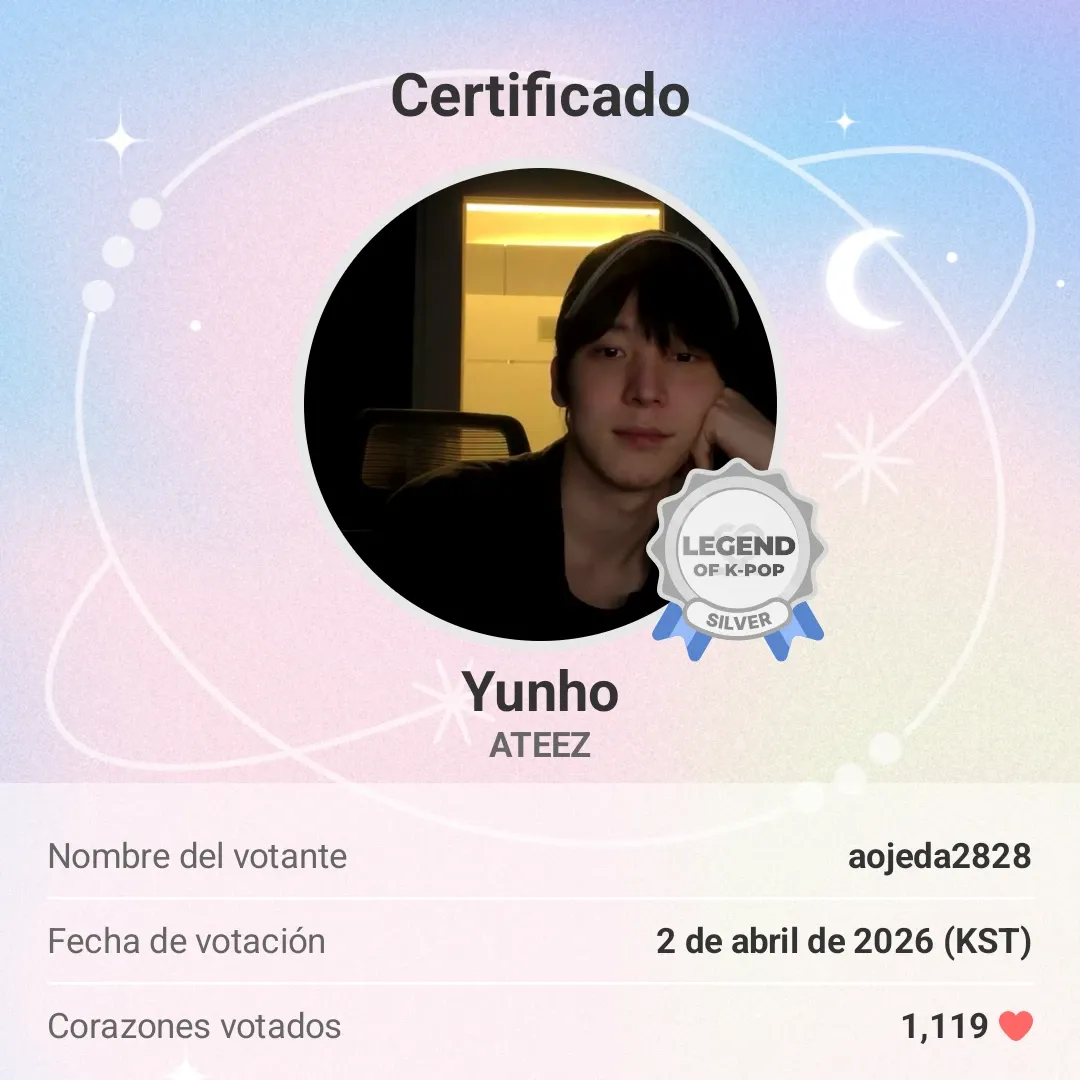 A moment captured by Yunho (ATEEZ)'s fan