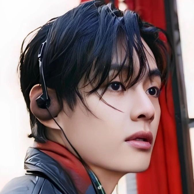 A moment captured by V (BTS)'s fan