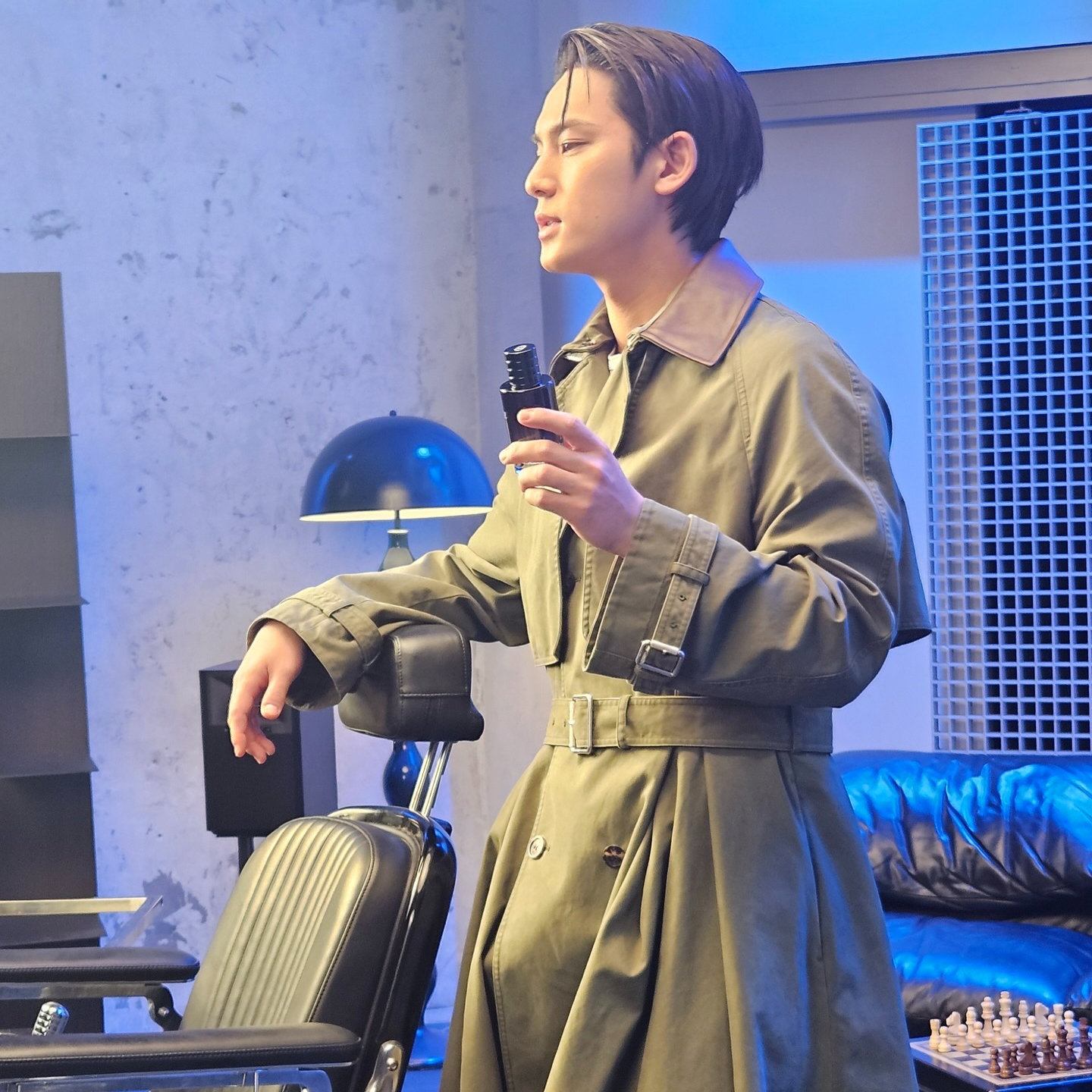 A moment captured by Mingyu (SEVENTEEN)'s fan