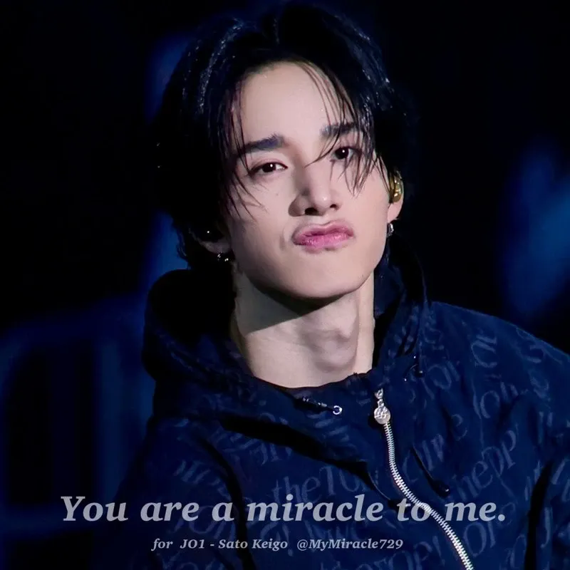 A moment captured by Sato Keigo (JO1)'s fan