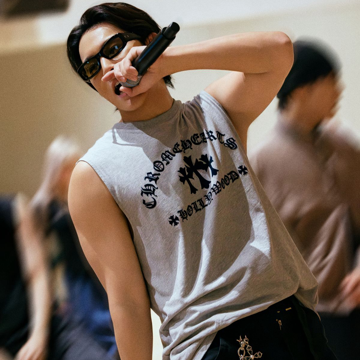 A moment captured by Mingyu (SEVENTEEN)'s fan