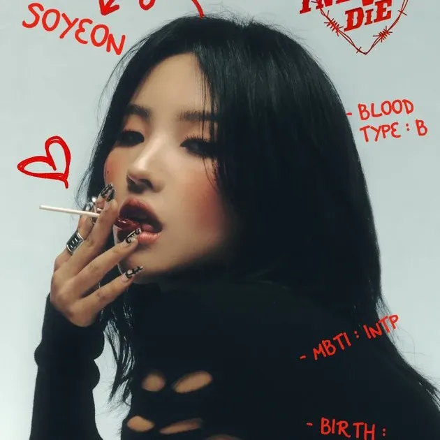 Recent activity shot of Soyeon (i-dle)