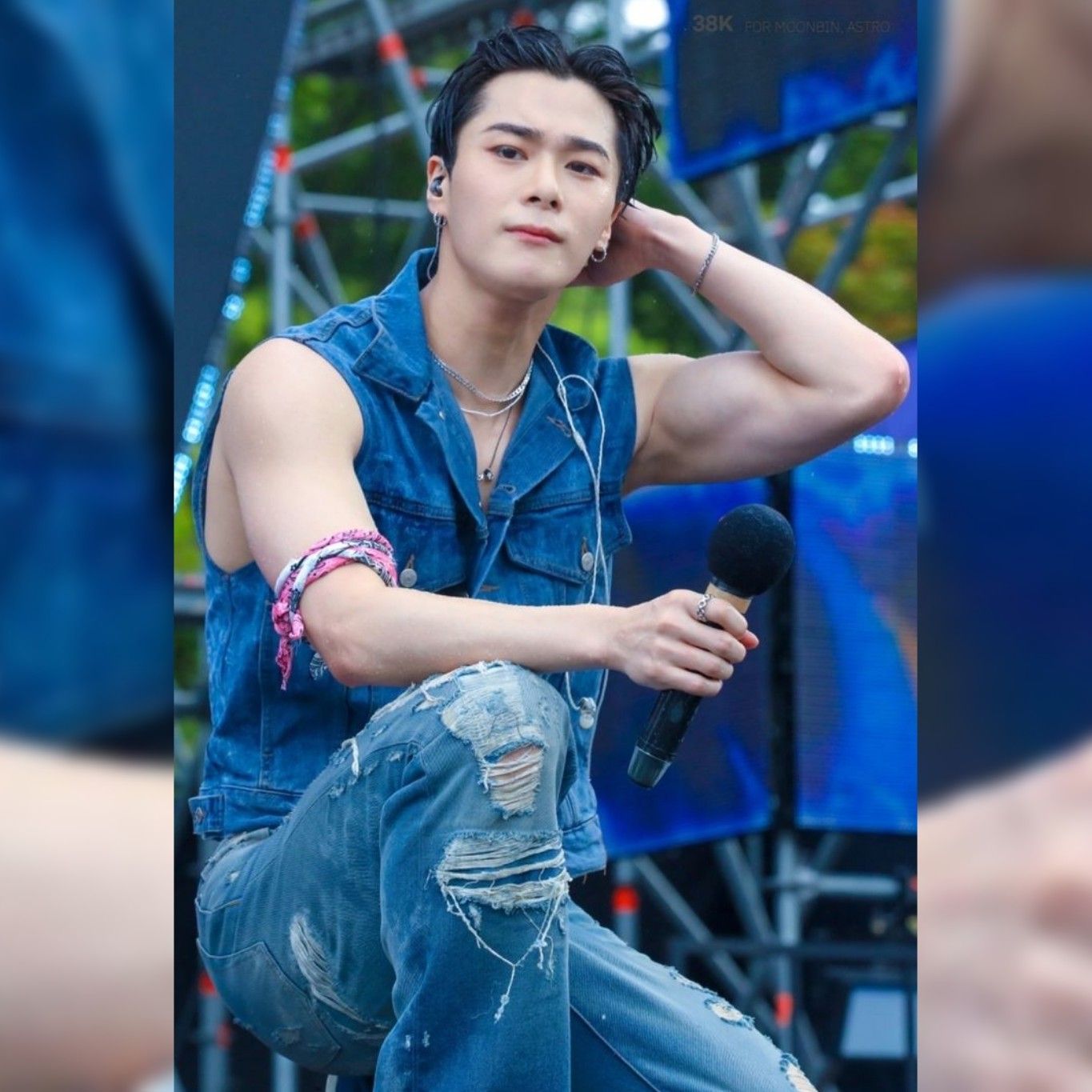 Recent activity shot of Moonbin (ASTRO)