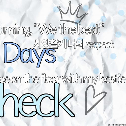 Recent activity shot of AleXa