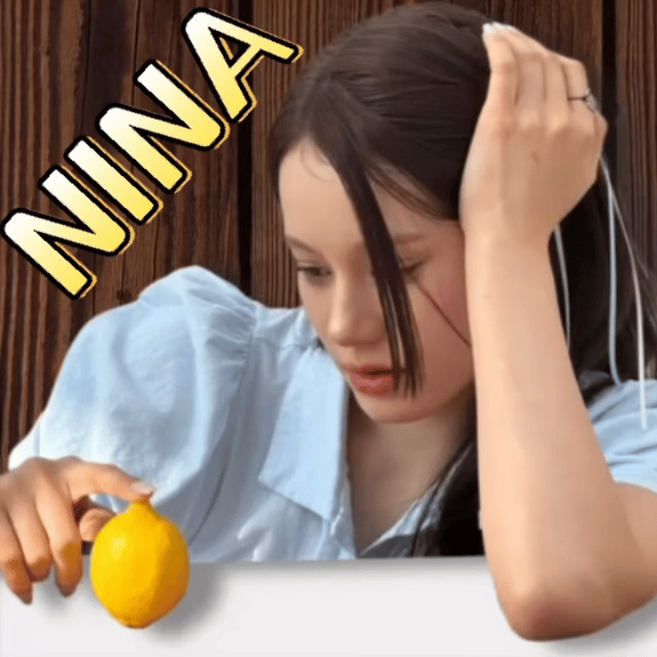 Behind-the-scenes cut of Nina (NiziU)