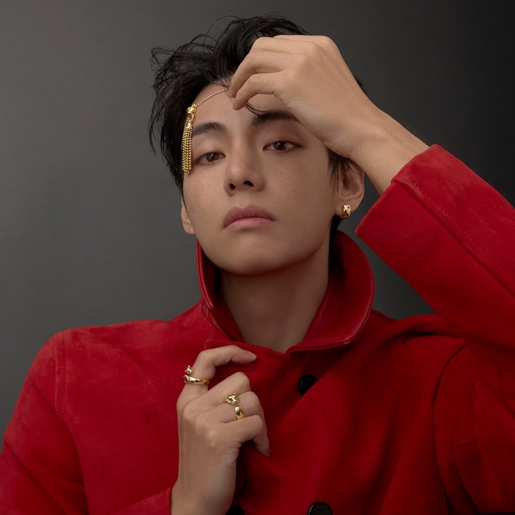 A moment captured by V (BTS)'s fan