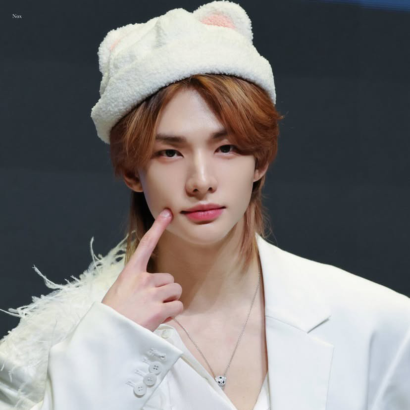 Recent activity shot of Hyunjin (Stray Kids)