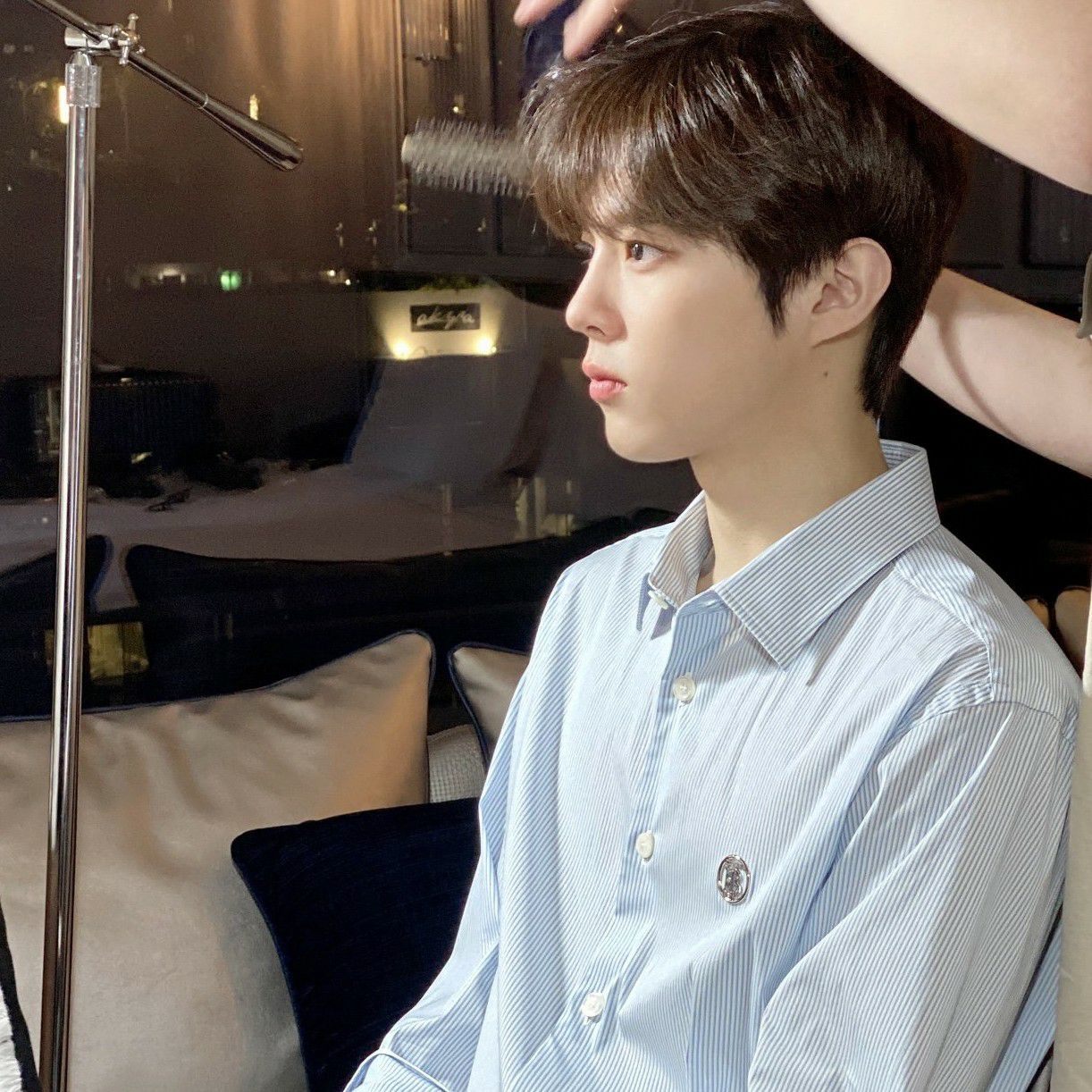 Recent activity shot of Kim Wooseok