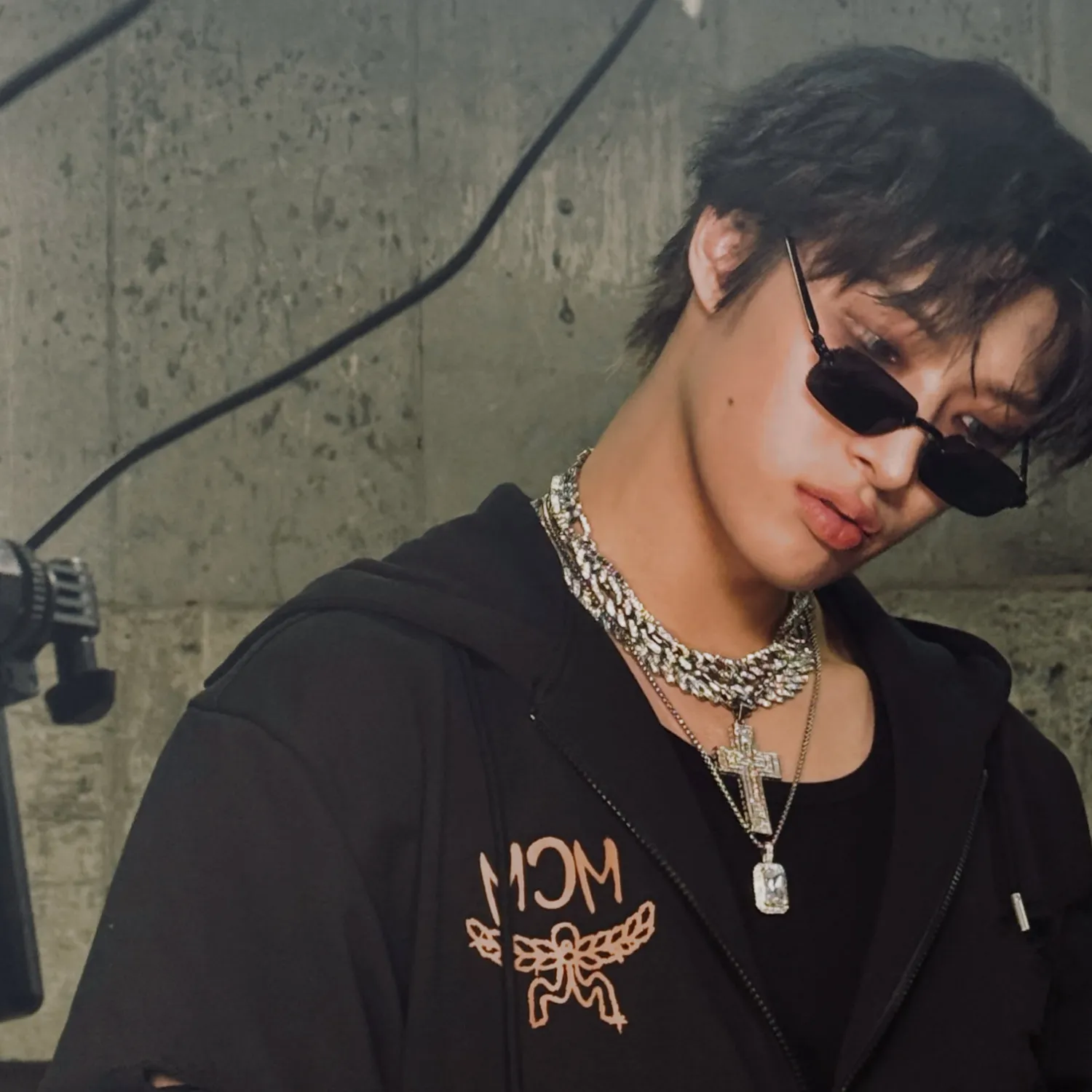 Recent activity shot of Mingi (ATEEZ)