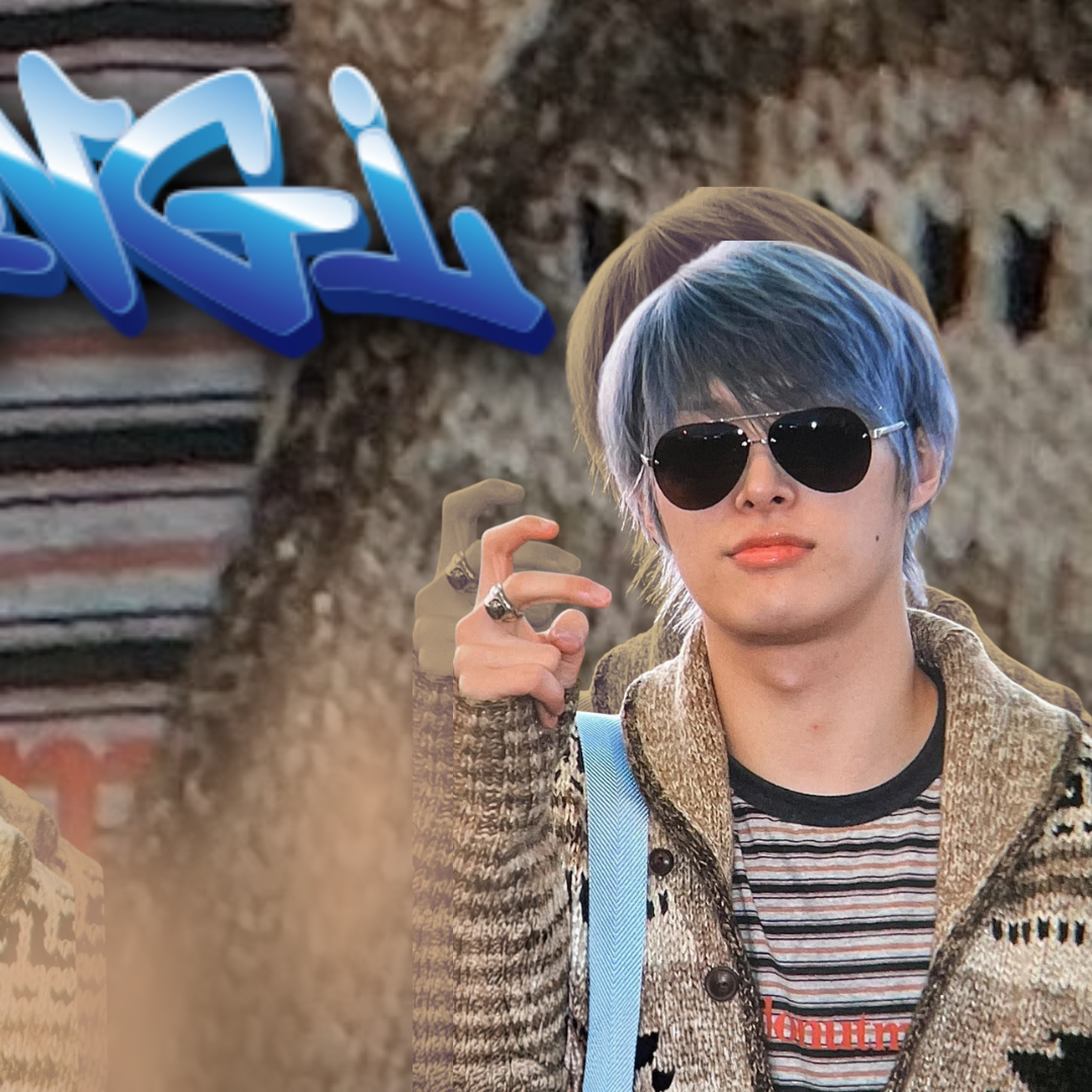 Recent activity shot of Mingi (ATEEZ)