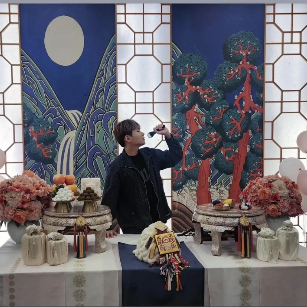 Behind-the-scenes cut of Ryeowook (Super Junior)