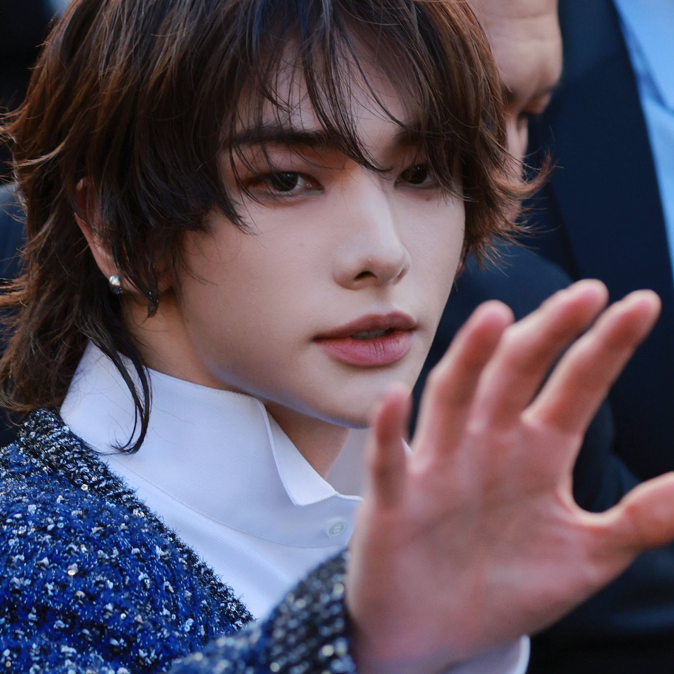 Recent activity shot of Hyunjin (Stray Kids)