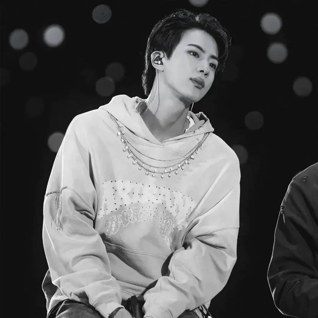 Recent activity shot of Jin (BTS)