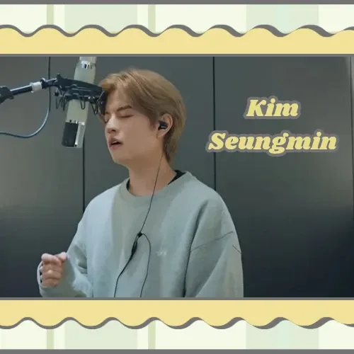 Recent activity shot of Seungmin (Stray Kids)
