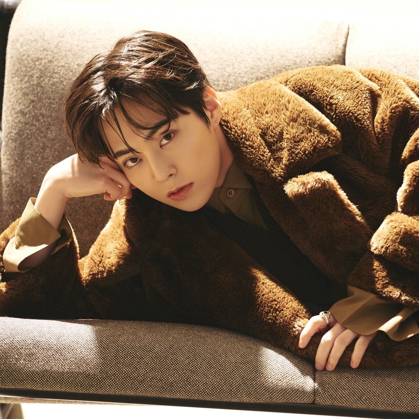 Recent activity shot of Xiumin (EXO)