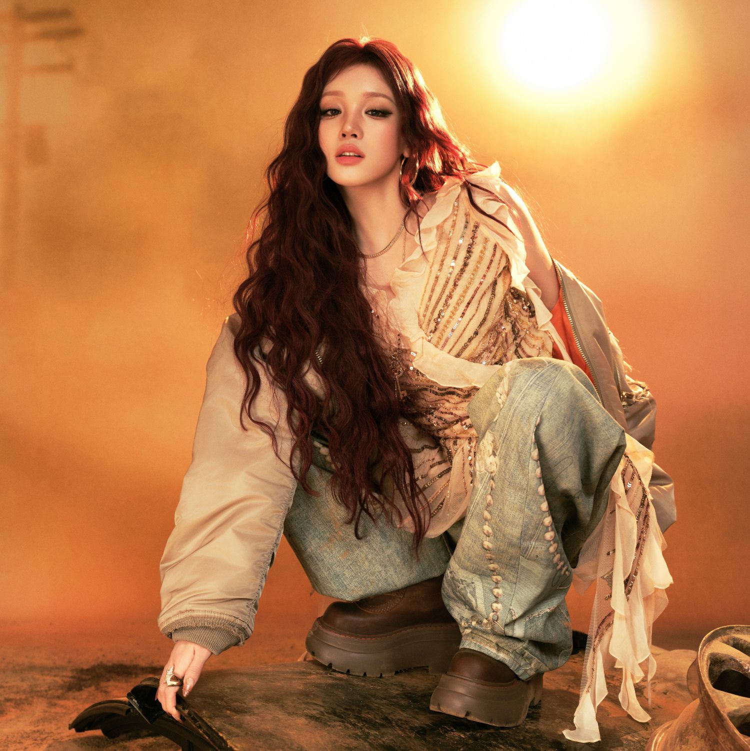 Behind-the-scenes cut of Yuqi (i-dle)