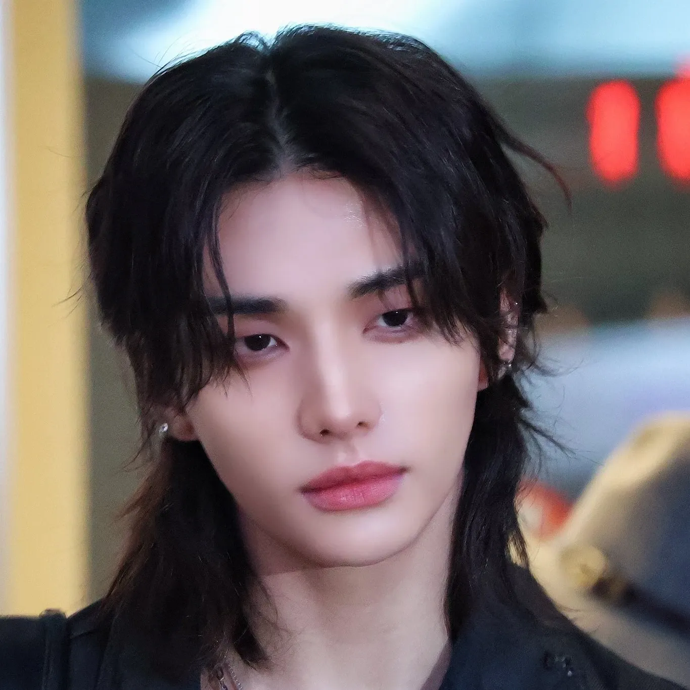 A moment captured by Hyunjin (Stray Kids)'s fan