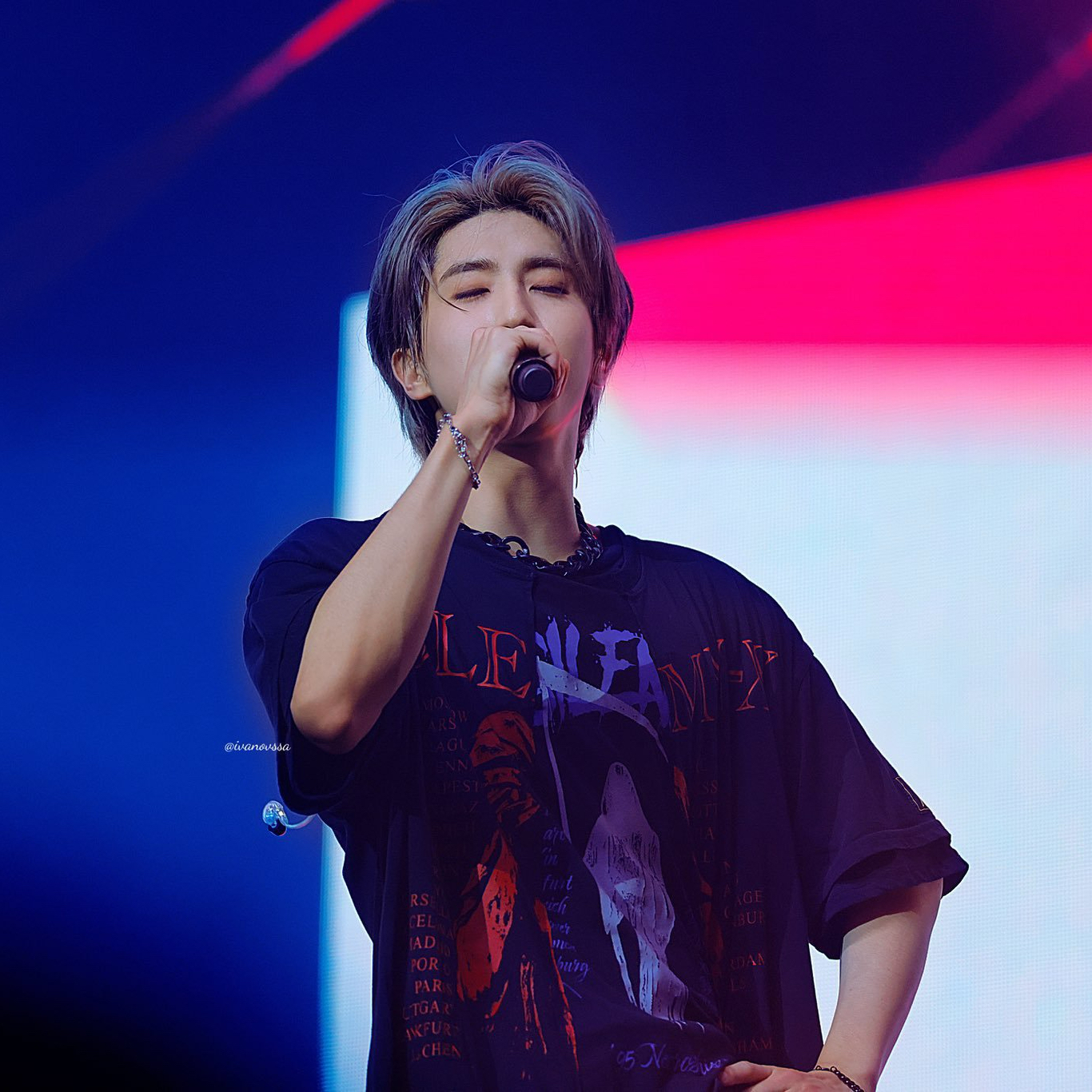 Recent activity shot of HAN (Stray Kids)