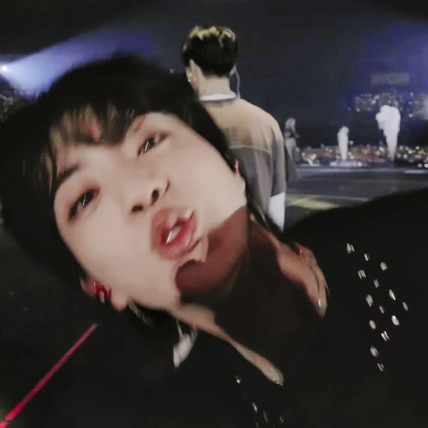 Momen yang diabadikan oleh penggemar Jin (BTS)