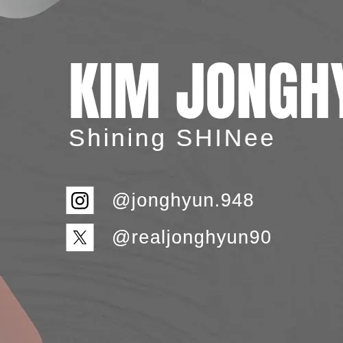 Behind-the-scenes cut of Jonghyun (SHINee)