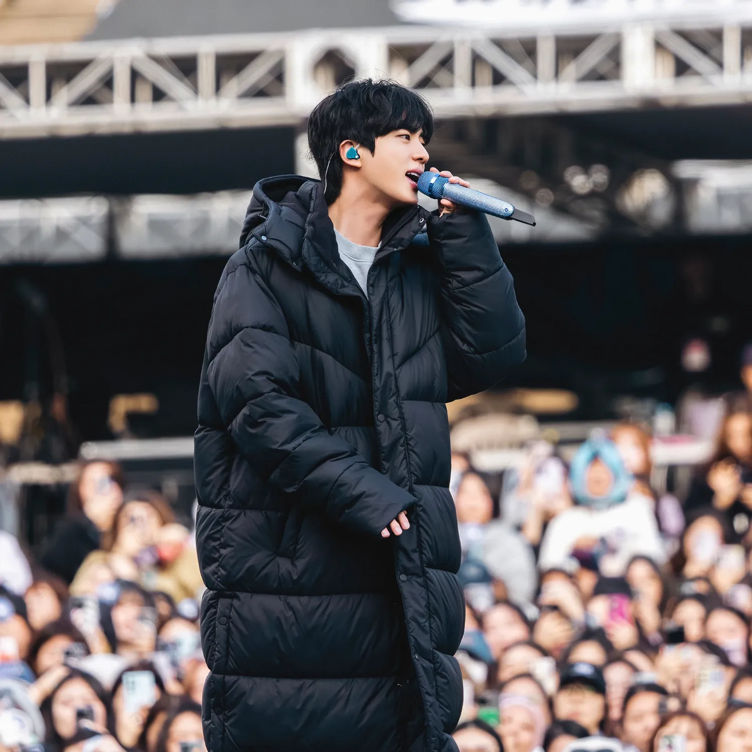 防彈少年團粉絲拍下的瞬間