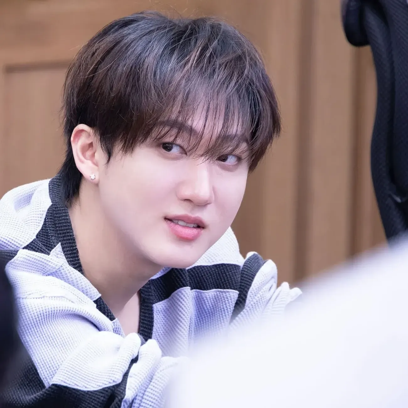A moment captured by Changbin (Stray Kids)'s fan