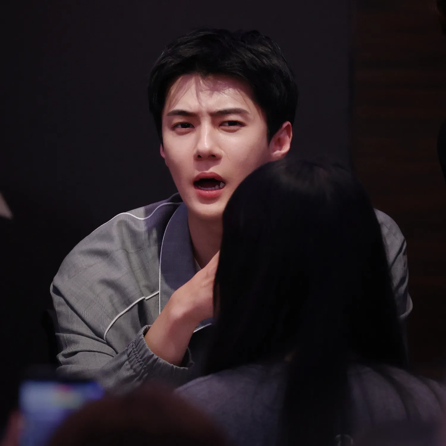Recent activity shot of Sehun (EXO)